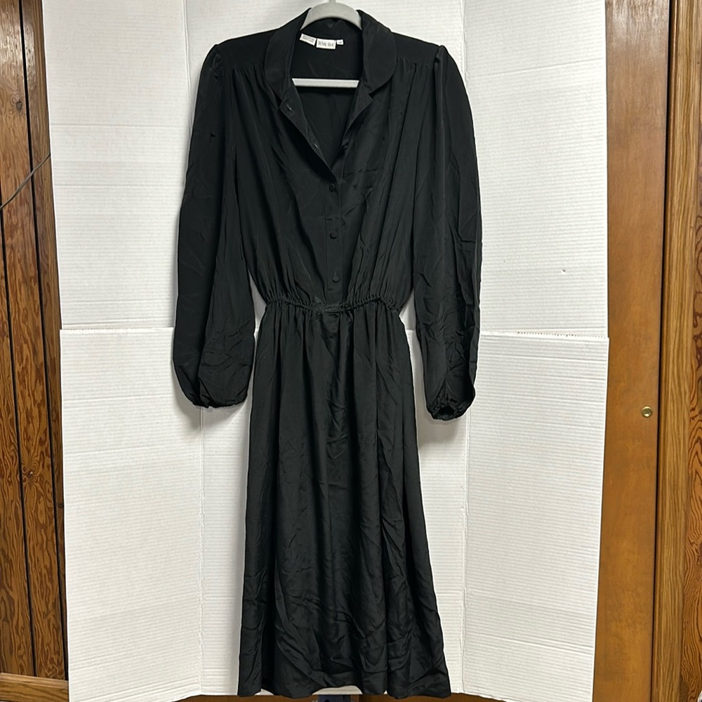 100% purse silk dress. Sz 14. Royal Silk.